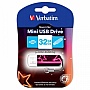  32Gb VERBATIM USB Drive STORE'NGO MINI NEON PINK (49390)