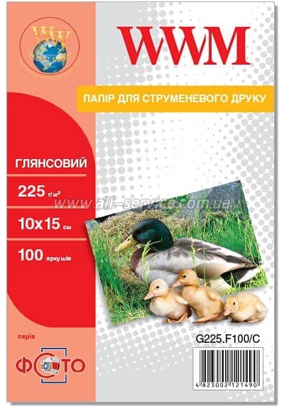  WWM Glossy 225/ 10x15 100 (G225.F100/C)