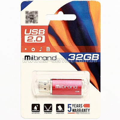  Mibrand 32GB Cougar Red USB 2.0 (MI2.0/CU32P1R)