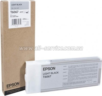 Картридж Epson StPro 4800/ 4880 light black (C13T606700) Картридж Epson StPro 4800/ 4880 light black (C13T606700)