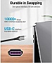 ���� ������ USB-C to USB-C 2.0m 5A aluminum gray Vention (TAEHH)