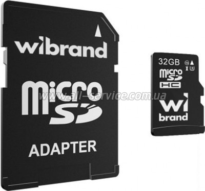   Wibrand 32GB microSD class 10 UHS-I U3 (WICDHU3/32GB-A)