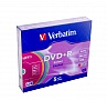  DVD+R Verbatim 4.7 GB/120 min 16x Slim Color (5 , 43556)