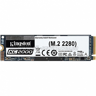 SSD  Kingston KC2000 250GB M.2 2280 (SKC2000M8/250G)