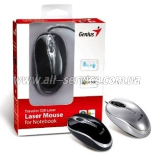  Genius Traveler 320 Laser USB Black 31010152101