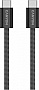 ���� ������ USB-C to USB-C 1.0m 60W Magnet Braided Black Canyon (CND-CCMG60AB15B)