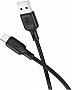 ���� ������ USB 2.0 AM to Micro 5P 1.0m silicone black BOROFONE (6941991115417)