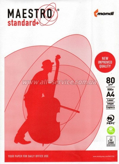   Mondi Maestro Standard+ class  80/ A4 500 (MS.A4.80.ST)