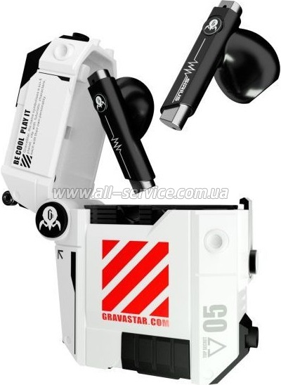  GravaStar Sirius P5 TWS BT 5.2 IPX4 Defense Mecha (GRAVASTARP5_MECHA_WHT_V2)