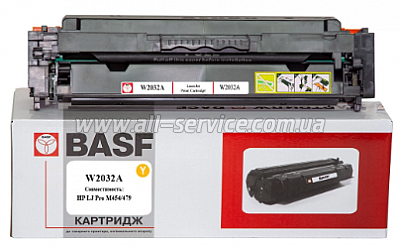  BASF HP LJ Pro M454/ M479  W2032A Yellow (BASF-KT-W2032A-WOC)  