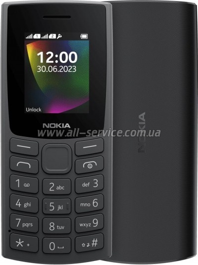   Nokia 106 DS 2023 Charcoal (1GF019BPA2C01)