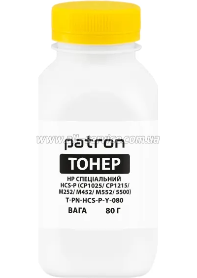 ����� Patron HP CP1025/ CP1215/ M252/ M452/ M552/ 5500 Yellow ����� 80� (PN-HCS-P-Y-080)