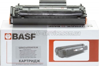 Картридж BASF HP LJ 1010/ Canon MF4110/ Q2612A/ FX9/ FX10 (BASF-KT-Q2612-Universal) Картридж BASF HP LJ 1010/ Canon MF4110/ Q2612A/ FX9/ FX10 (BASF-KT-Q2612-Universal)
