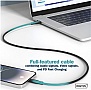 ���� ������ USB-C to USB-C 2.0m USB 4.0 Gen2 20G 240W 8K silicone black Digitus (AK-300344-020-S)