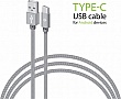 ���� ������ USB 2.0 AM to USB-C 1.0m grey Intaleo (1283126489136)