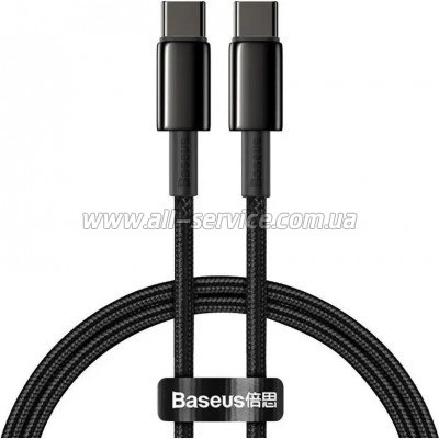 ���� ������ USB-C to USB-C 1.0m 100W black Baseus (CATWJ-01)