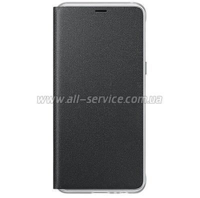    SAMSUNG A530 (EF-FA530PBEGRU) Neon Flip Cover Black