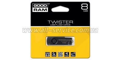  8GB GOODRAM CL!CK UKRAINE, Black (PD8GH2GRCLKR9L)