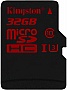   32GB Kingston micro SDHC Class 10 UHS-I U3 + SD  (SDCA3/32GB)