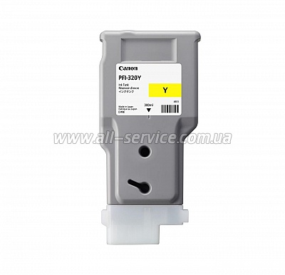  Canon PFI-320 Canon imagePROGRAF TM-200/ TM-300/ TM-305 Yellow (2893C001)