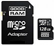   128GB GOODRAM microSDXC Class 10 UHS I+  RETAIL 10 (SDU128GXCUHS1AGRR10)