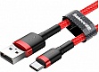 ���� ������ USB 2.0 AM to USB-C 0.5m 3A red Baseus (CATKLF-A09)