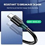 ���� ������ USB 3.0 AM to USB-C 1.5m 3A US184 black Ugreen (20883)