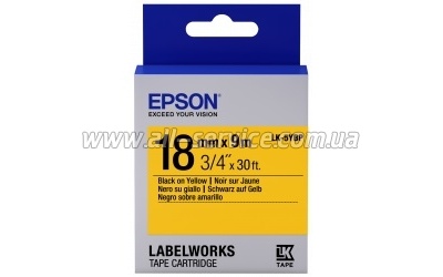  Epson LK5YBP LW-400/ 400VP/ 700 Pastel Blk/Yell 18mm/9m (C53S655003)