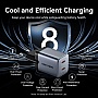 �������� ������� Vention 2xUSB-C PD45W GaN gray (FCFH0-EU)
