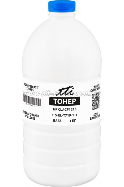 ����� TTI HP CLJ CP1215 ����� 1�� Cyan (TSM-T719-1-1)