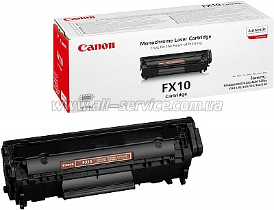   Canon FX-10  MF4018/ MF4120/ MF4140/ MF4150/ MF4270/ MF4660PL/ MF4690PL/ Fax L100/ L120/ L140/ L160 (0263B002)