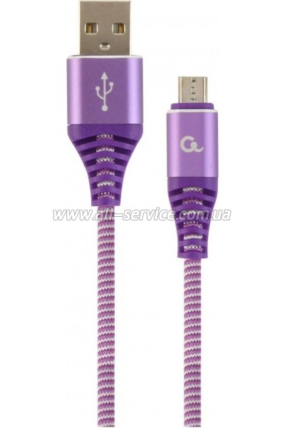 ���� ������ USB 2.0 AM to Micro 5P 1.0m Cablexpert (CC-USB2B-AMmBM-1M-PW)