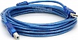 ������ ��� �������� USB 2.0 AM/BM 5.0m ferrite blue Ritar (YT-AM/BM-5.0TBL)