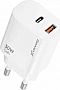 �������� ������� Grand-X GaN 1xUSB-C + 1xUSB QC3.0 36W white (CH-360W)