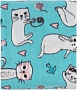 Плед Ardesto Fleece котики, голубой 130х160см (ART0726PB) Плед Ardesto Fleece котики, голубой 130х160см (ART0726PB)