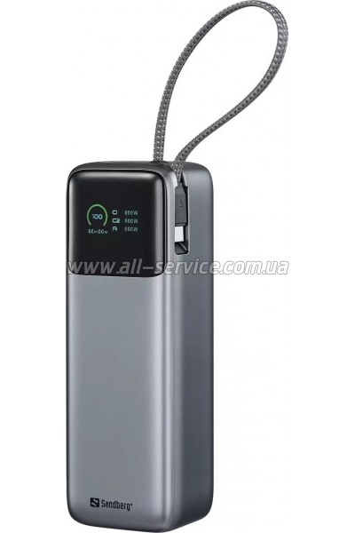 Батарея универсальная Sandberg 27000mAh PD 140W (421-31) Батарея универсальная Sandberg 27000mAh PD 140W (421-31)