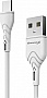 ���� ������ USB 2.0 AM to USB-C 2.0m 2.4A white Grand-X (PC-02W)