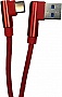 ���� ������ USB 2.0 AM to USB-C 1.0m 2.4A 90� corner red XoKo (XK-CTC-001-RD)