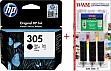  HP DJ 2320/ 2710/ 2720/ 3YM61AE/ 305 Black +   Black (Set305B-inkHP)