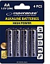  Esperanza AA LR6 Alkaline * 4 (EZB101)