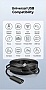 ���� ������ USB 2.0 AM/AF 30.0m Active black Vention (CBKBT)