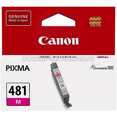  CLI-481M Canon Pixma TS6140/ TS8140 Magenta (2099C001)