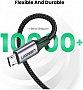 ���� ������ USB 2.0 AM to Micro 5P 1.0m US290 Aluminum Braid Black Ugreen (60146)