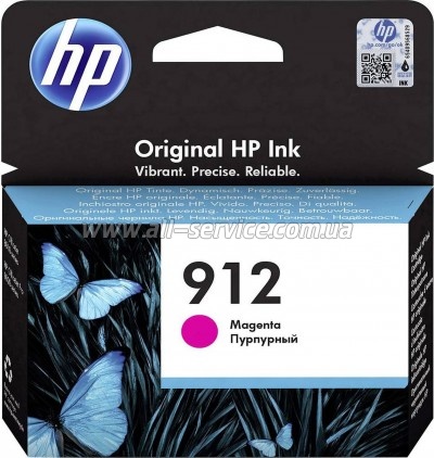 Картридж HP №912 Officejet Pro 8023 Magenta (3YL78AE) Картридж HP №912 Officejet Pro 8023 Magenta (3YL78AE)