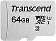   64GB Transcend 300S microSDXC UHS-I U1 (TS64GUSD300S)