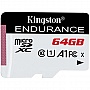   Kingston 64GB microSDXC C10 UHS-I Endurance (SDCE/64GB)