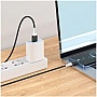 ���� ������ USB 2.0 AM to USB-C 1.0m 3A Black HOCO (6931474768575)