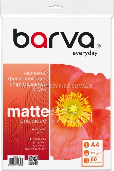 ���������� Barva Everyday Matte 170�/� A4 60� (IP-AE170-322)