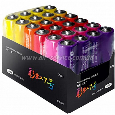  Xiaomi ZMI ZI7 Rainbow AAA batteries 24. (30403)