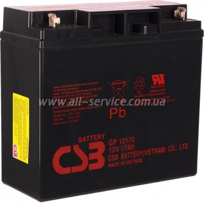 �������������� ������� CSB 12V 17Ah (GP12170)